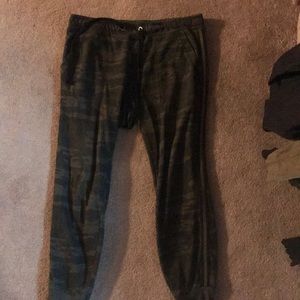 Sanctuary brand camo print joggers
